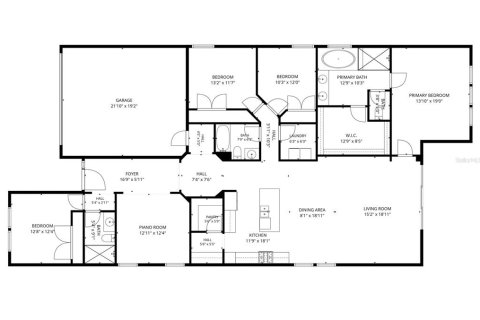 House in Clermont, Florida 4 bedrooms, 220.46 sq.m. № 2236310 - photo 20