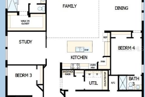 Купить виллу или дом в Венеция, Флорида 4 комнаты, 232.81м2, № 1900807 - фото 2