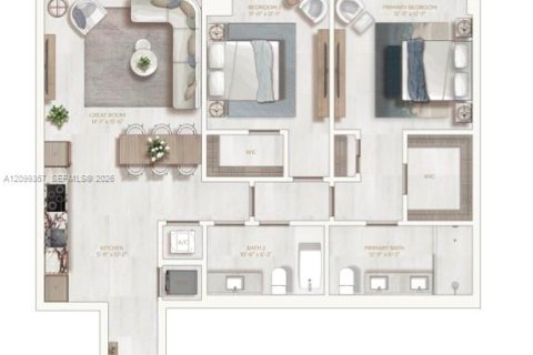 Copropriété à louer à Miami, Floride: 2 chambres № 2404099 - photo 11