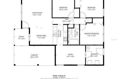 Villa ou maison à vendre à Tampa, Floride: 4 chambres, 112.97 m2 № 2341651 - photo 28