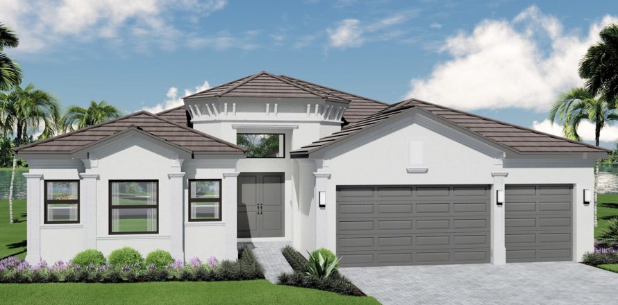 House in Valencia Grand in Boynton Beach, Florida 3 bedrooms, 304 sq.m. № 641832