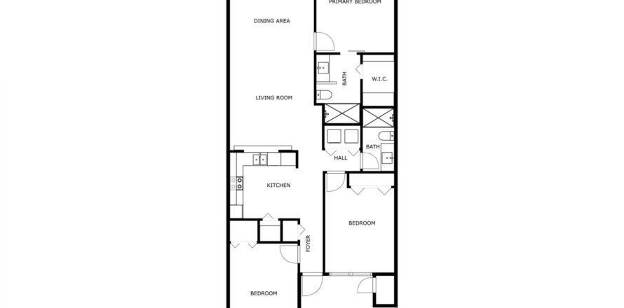 Adosado en Boca Raton, Florida 3 dormitorios, 129.04 m2 № 1160838
