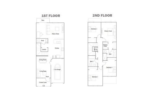 Townhouse floor plan «170SQM MARSIELLE», 4 bedrooms in WESTVIEW
