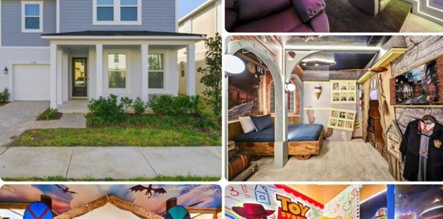 House in Kissimmee, Florida 7 bedrooms, 329.25 sq.m. № 2142929