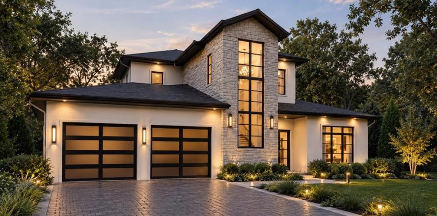 House in Winter Park, Florida 5 bedrooms, 384.52 sq.m. № 2393751