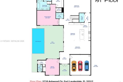 Villa ou maison à louer à Hollywood, Floride: 5 chambres № 2040924 - photo 13