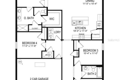 House in Mount Dora, Florida 4 bedrooms, 171.5 sq.m. № 1851206 - photo 25