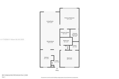 Condo in Pembroke Pines, Florida, 2 bedrooms  № 1729344 - photo 22