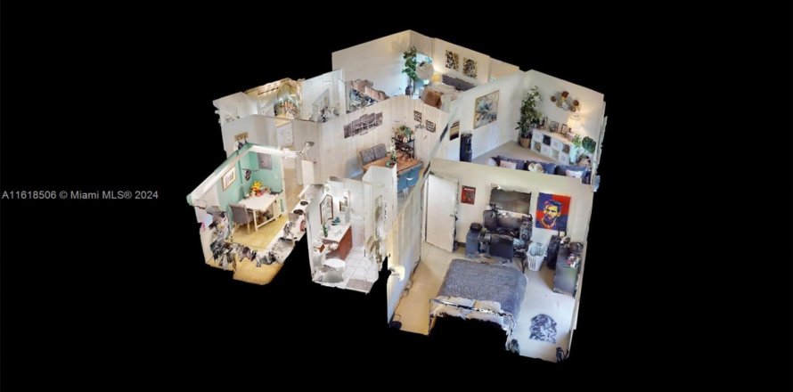 Condo à Aventura, Floride, 2 chambres № 1239785