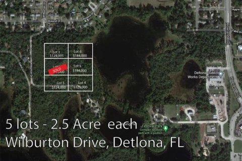 Terreno en venta en Deltona, Florida № 1211507 - foto 1