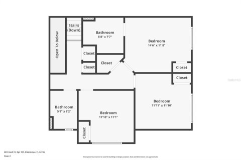 Купить кондоминиум в Киссимми, Флорида 6 комнат, 136.57м2, № 1914821 - фото 26