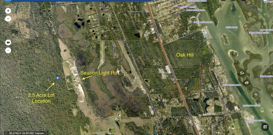 Land in Oak Hill, Florida № 2234014