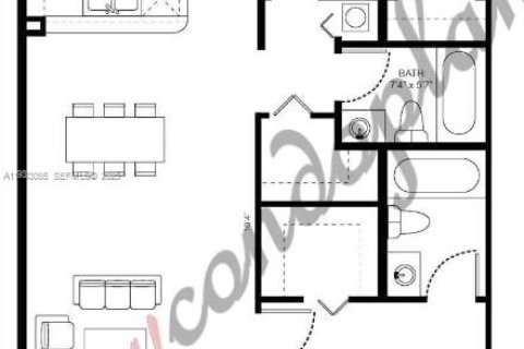 Condominio en alquiler en Miami Beach, Florida, 2 dormitorios, 91.97 m2 № 1991822 - foto 2