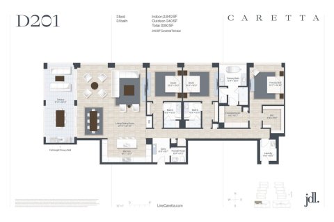 Condominio en venta en Juno Beach, Florida, 3 dormitorios, 263.84 m2 № 2178119 - foto 2