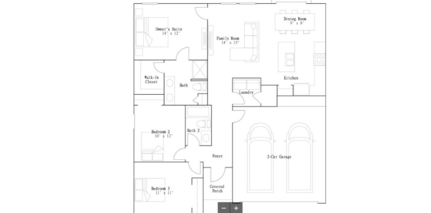 House in Vineland Reserve in Osteen, Florida 3 bedrooms, 122 sq.m. № 606258