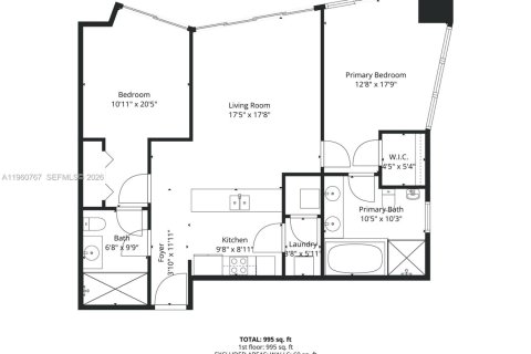 Купить кондоминиум в Майами, Флорида 2 спальни, 94.02м2, № 2025864 - фото 23