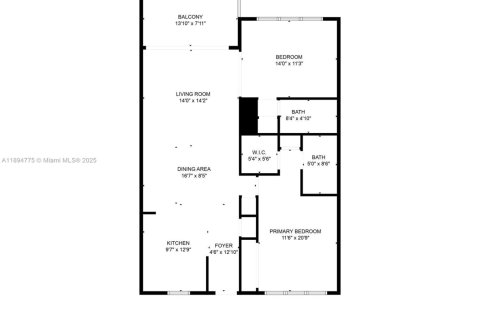 Condo in Pompano Beach, Florida, 2 bedrooms  № 2081442 - photo 21
