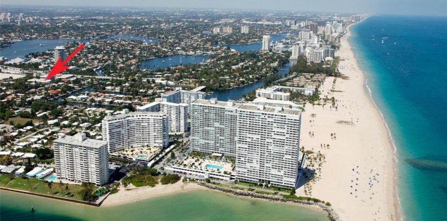 Condominio en Fort Lauderdale, Florida, 1 dormitorio  № 1075664