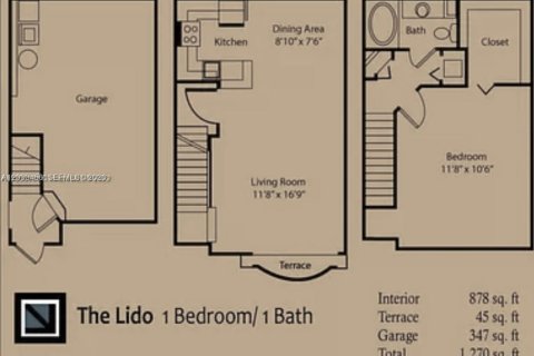 Touwnhouse à louer à Fort Lauderdale, Floride: 1 chambre, 81.57 m2 № 2078499 - photo 22