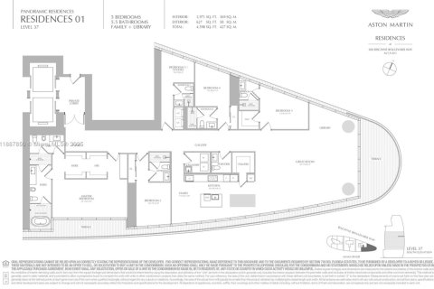 Снять в аренду кондоминиум в Майами, Флорида 5 спален, 368.91м2, № 1938995 - фото 2