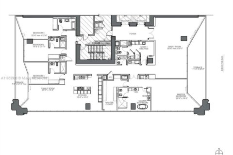 Copropriété à louer à Miami, Floride: 4 chambres, 452.99 m2 № 1962691 - photo 12