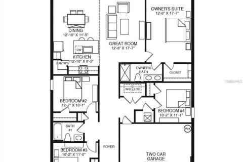House in Brooksville, Florida 4 bedrooms, 159.98 sq.m. № 1765267 - photo 2