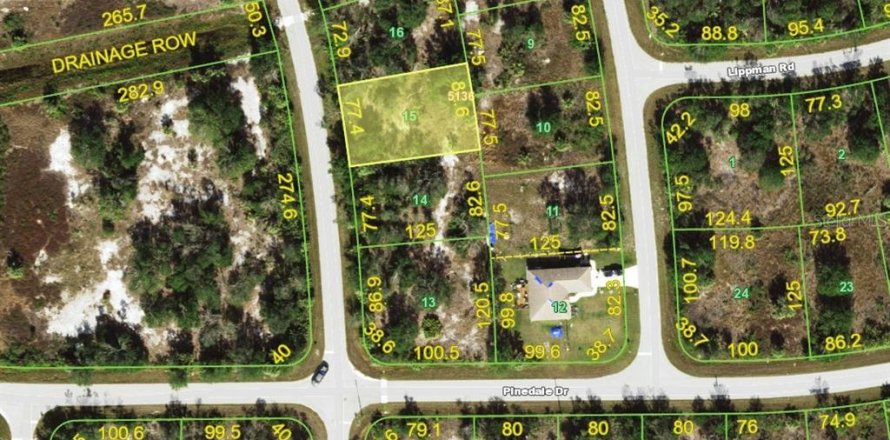 Land in Port Charlotte, Florida № 2160542