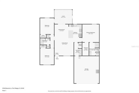 Casa en venta en The Villages, Florida, 3 dormitorios, 129.32 m2 № 1810600 - foto 4