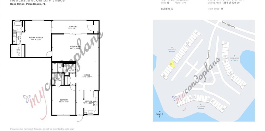 Condo in Boca Raton, Florida, 2 bedrooms № 1038202