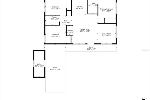 House in Tampa, Florida 3 bedrooms, 88.26 sq.m. № 1883878 - photo 28