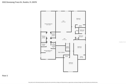 Купить виллу или дом в Раскин, Флорида 10 комнат, 284.56м2, № 2275780 - фото 22