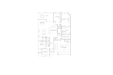 House floor plan «House», 3 bedrooms in Prosperity Lakes Active Adult - Active Adult Estates