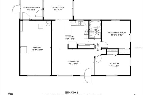 House in Holiday, Florida 2 bedrooms, 88.81 sq.m. № 1907581 - photo 6