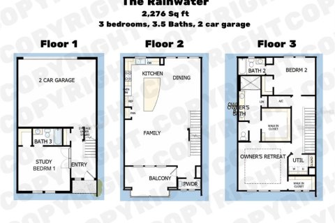 Touwnhouse à louer à Sarasota, Floride: 3 chambres, 211.45 m2 № 2197510 - photo 24