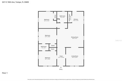 Casa en alquiler en Tampa, Florida, 3 dormitorios, 119.57 m2 № 2228082 - foto 22