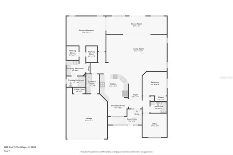 Casa en venta en The Villages, Florida, 3 dormitorios, 179.02 m2 № 1835183 - foto 5