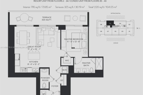 Condominio en venta en Hollywood, Florida, 1 dormitorio, 65.22 m2 № 737549 - foto 6