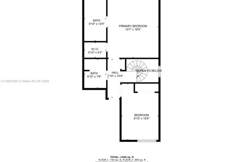 Townhouse in North Miami Beach, Florida 3 bedrooms, 147.71 sq.m. № 1931017 - photo 6