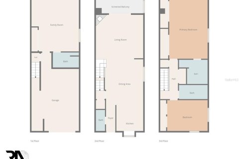 Townhouse in Treasure Island, Florida 3 bedrooms, 134.24 sq.m. № 2380679 - photo 30