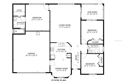 House in Zephyrhills, Florida 3 bedrooms, 130.34 sq.m. № 2294608 - photo 3