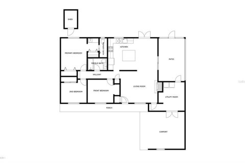 Casa en venta en Tampa, Florida, 3 dormitorios, 135.64 m2 № 2206901 - foto 3