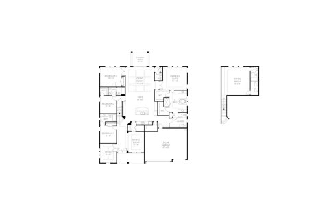 Планировка виллы или дома «House» 5 спален в ЖК Holly Landing at SilverLeaf