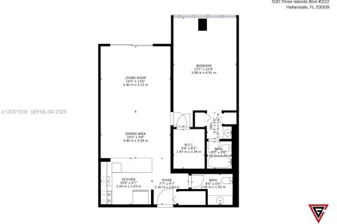 Copropriété à louer à Hallandale Beach, Floride: 1 chambre, 76.92 m2 № 2064991 - photo 16