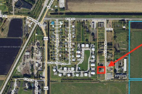 Terreno en venta en Pahokee, Florida № 2014917 - foto 3