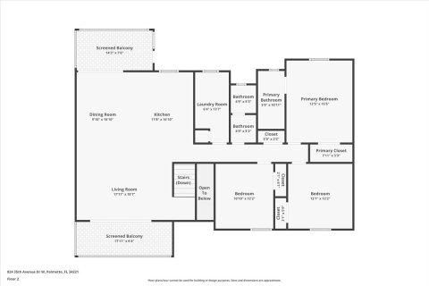 House in Palmetto, Florida 4 bedrooms, 227.61 sq.m. № 1685378 - photo 6