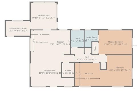 House in Saint Pete Beach, Florida 3 bedrooms, 105.91 sq.m. № 1659933 - photo 22
