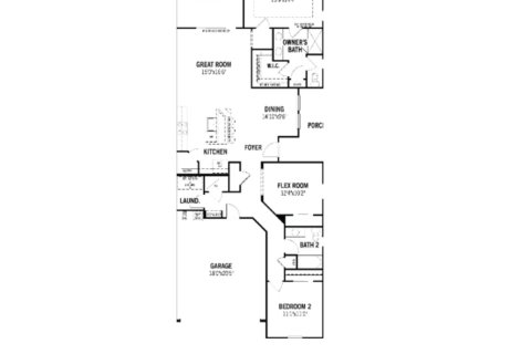 House floor plan «House», 3 bedrooms in RiverTown - WaterSong