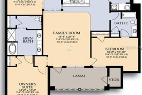 Купить кондоминиум в Орландо, Флорида 4 комнаты, 169.36м2, № 1521468 - фото 4
