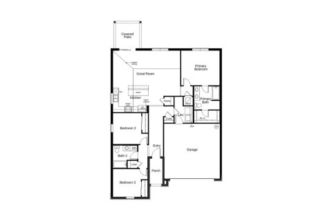 Townhouse floor plan «143SQM 640», 3 bedrooms in GRAMERCY FARMS