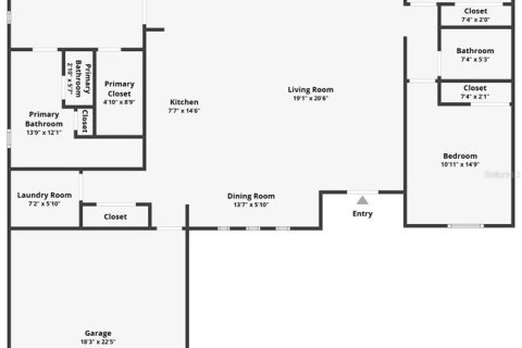 Villa ou maison à vendre à Englewood, Floride: 3 chambres, 151.43 m2 № 2210950 - photo 2